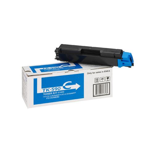 Cartus toner Kyocera Mita FS-C2016MFP TK-590C Cyan Original