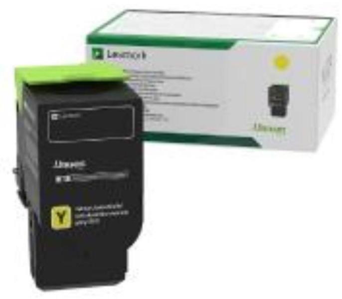 Cartus toner Lexmark return CS421, CS521, CS622, CX421, CX522, CX622, CX625, 78C20Y0 1.4k Yellow Promo Original