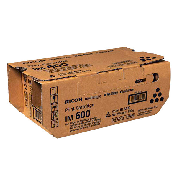 Cartus toner Ricoh IM 550 F, IM 600 F, IM 600 SRF, P 800, P 801 418478 Black Original
