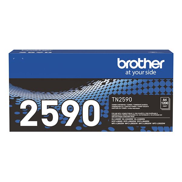 Cartus toner Brother  L-L2402D, HL-L2442DW, HL-L2442DW TN2590, 1.2k Black Original