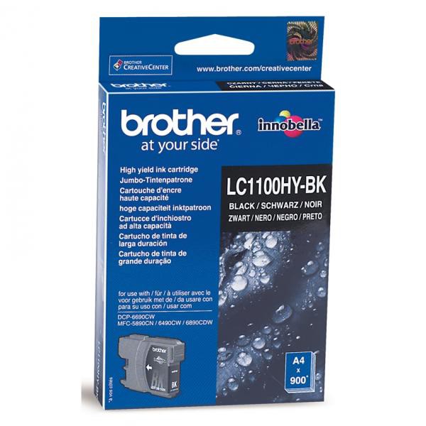 Cartus cerneala Brother DCP 6690CW, MFC 5890CN LC1100HYB Black Original
