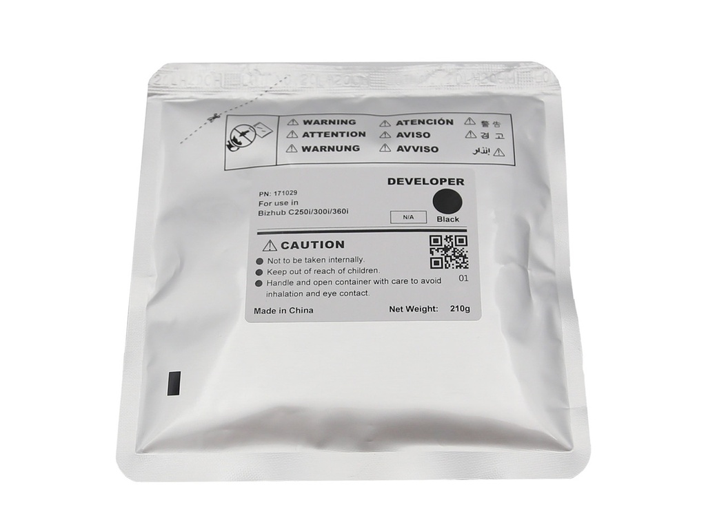 Developer Minolta Bizhub C250i, 300i, 360i, 450i, 550i, 650i 1k Black Compatibil CET