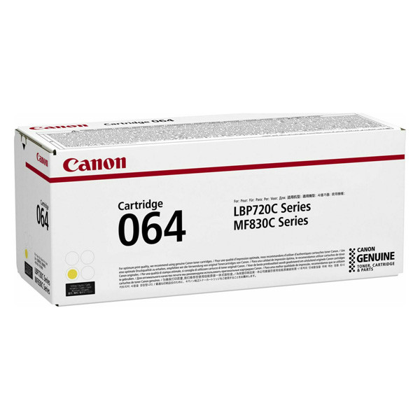 Cartus toner Canon i-SENSYS MF832Cdw, CRG-064 Yellow, 5k Original