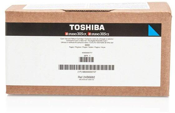 Cartus toner Toshiba E-STUDIO 385 S, 385 P T-305PC-R, 3K Cyan Original