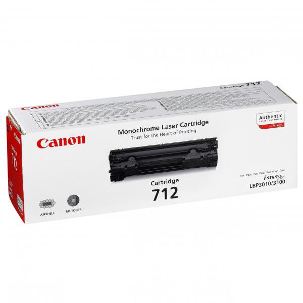Cartus toner Canon LBP 3010, LBP 3100 CRG-712, 1.5k Black Original