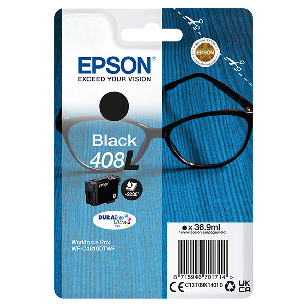Cartus cerneala Epson WorkForce Pro WF C4310DW, C4810DTWF, 36.9 ml Black Original