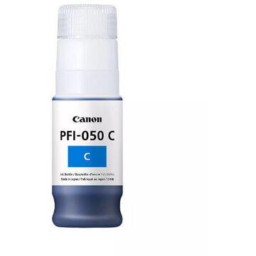 Cartus cerneala Canon imagePROGRAF TC-20/TC-20M, PFI-050C Cyan Original