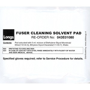 Fuser and Charge Roller Cleaning Pads, LONGS SellByKatun
