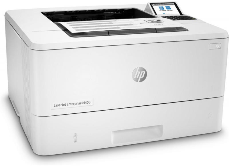 Imprimantă laser alb negru Hewlett Packard LaserJet Enterprise M406dn Printer