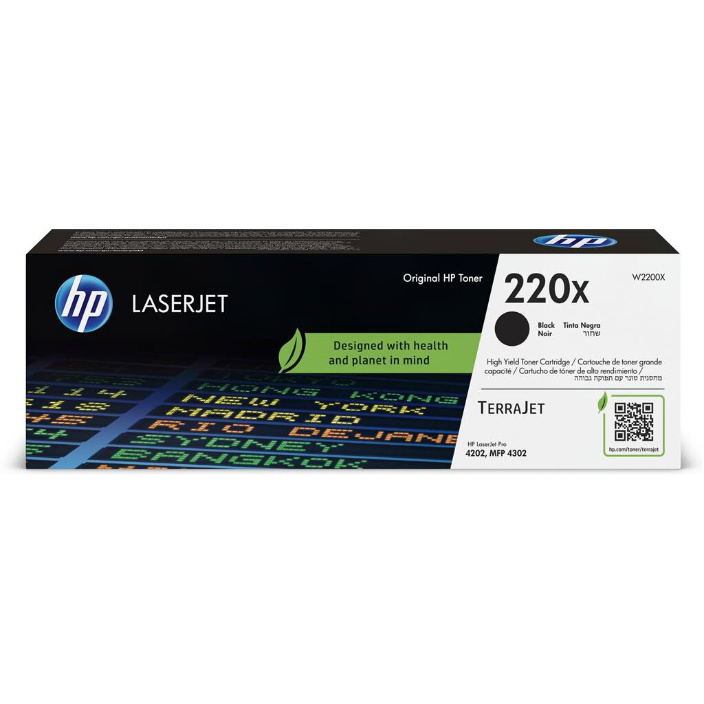 Cartus toner HP Color LaserJet Pro 4202 MFP 4302 , 7.5k W2200X Black Original