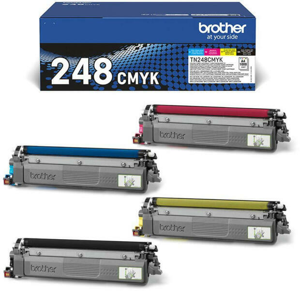 Multipack toner Brother MFC-L8340CDW, MFC-L8390CDW, TN248CMYK Cyan/Magenta/Yellow/Black Original
