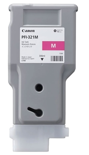Cartuse cerneala Canon imagePROGRAF TM-255, imagePROGRAF TM-350, imagePROGRAF TM-355 PFI-321, ( nu este compatibil cu TM-200, TM-205, TM-300), PFI-321M 330 ml Magenta Original