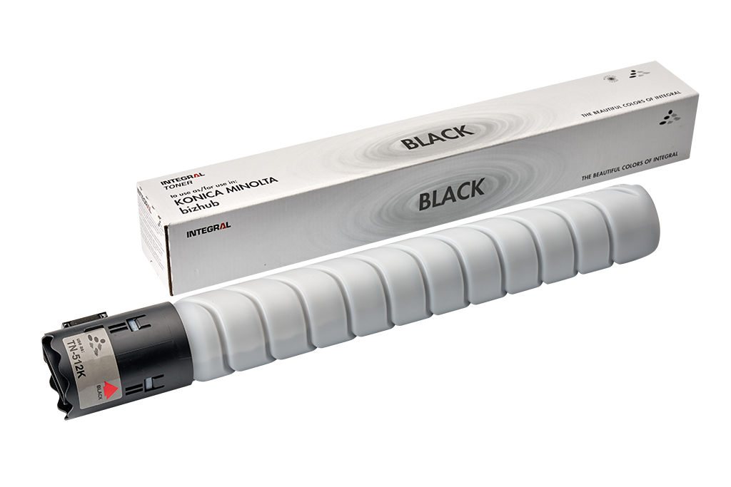 Cartus toner Minolta Bizhub C454, Bizhub C454e, Bizhub C554, Bizhub C554e , TN512K, 27.5k Black Compatibil Integral