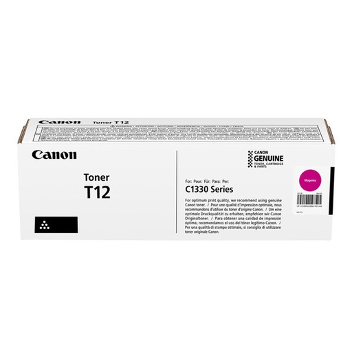 [5096C006AA] Cartus toner Canon i-SENSYS X C1333, T12M, 5.3k Magenta Original