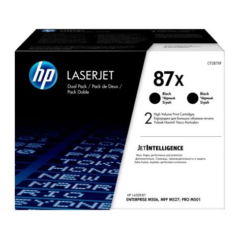 [CF287XD] Cartus toner Dual Pack HP LJ M506, M527, 36k Black Original
