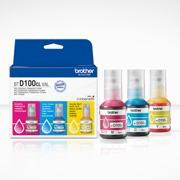 [BTD100CLVAL] Multipack cerneala Brother DCP-T430W, DCP-T530DW, DCP-T730DW, MFC-T930DW, 5k Cyan/Magenta/ Yellow