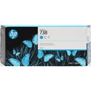 Cartus cerneala HP DesignJet T850 nr 738, 300 ml Cyan Original