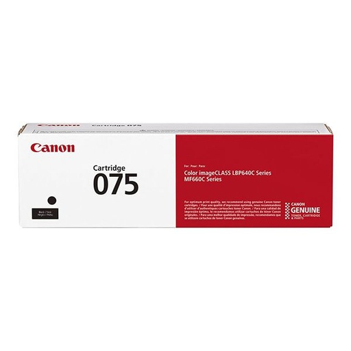[CRG-075BK] Cartus toner Canon i SENSYS LBP 646Cdw, 647Cdw, MF 664Cdw, 667Cdw, 6365C002AA, 1.4K Black Original