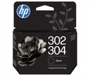 Cartus cerneala HP DeskJet 1110, 2130, 2600, 3630, 3700 series, HP ENVY 4520, 5010, 5020, 5030, 5050 series, HP OfficeJet 3830, 4650, 5200 series 120 pagini, inlocuieste 302 BK (F6U66AE) si 304 BK (N9K06AE) Original