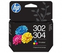 Cartus cerneala HP DeskJet 1110, 2130, 2600, 3630, 3700 series, HP ENVY 4520, 5010, 5020, 5030, 5050 series, HP OfficeJet 3830, 4650, 5200 series, inlocuieste NR.302 si NR.304 (F6U65AE/N9K05AE) Color Original