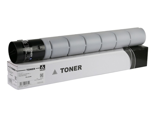 [CET7262] Cartus toner Minolta bizhub C 224, bizhub C 284, bizhub C 364, bizhub C 224E, bizhub C 284E, bizhub C 364E, bizhub 224E, bizhub 284E, bizhub 364E, TN321K, TN322K, A33K130, A33K030, TN321K, TN322, Toner Cartridge A33K150, 27K, 544g, Black, Compatibil CET