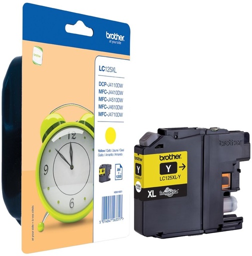 [LC125XLY] Cartus cerneala Brother MFC J4510DW LC125XL LC125XLY Yellow Original