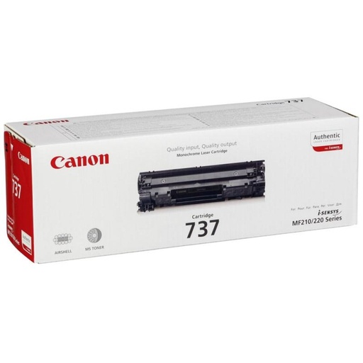 [CRG-737P] Cartus toner Canon MF 212 W, MF 217 W, MF 229 DW, MF 211, MF 216 N, MF 226 DN CRG-737 Black Promo Original