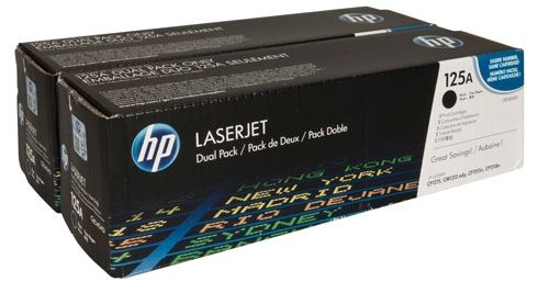 [CB540AD] Cartus toner Dual Pack HP Color LJ CP1510, Color LJ CP1217, Color LJ CM1312, Color LJ CP1515, Color LJ CP1210, Color LJ CP1215, Color LJ CP1518, NR.125A, HP 1225A, Black, Original