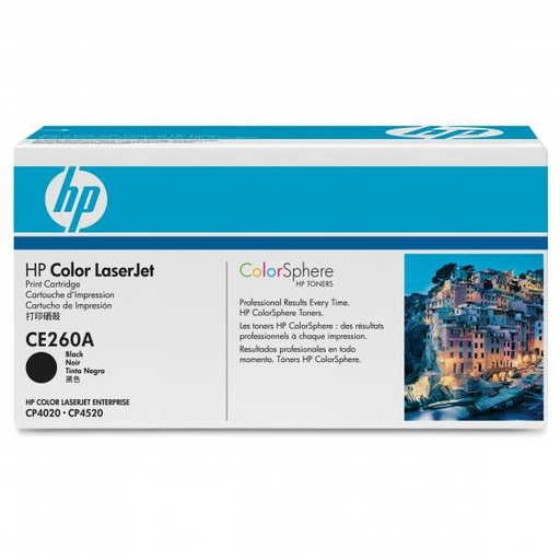 [CE260A] Cartus toner HP Color LJ Enterprise CP 4525, Color LJ Enterprise CP 4025, NR.647A, HP 647A, CE260A, 8.5k, Black, Original