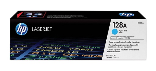 [CE321A] Cartus toner HP LJ Pro CM 1415, Color LJ CP 1520, Color LJ CP 1525 NR.128A NR.128A CE321A 1.3k Cyan Original