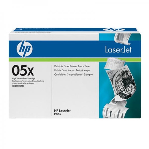 [CE505X] Cartus toner HP LJ P 2050, LJ P 2055, LJ P 2035, NR. 05X, 6.5k, Black, Original