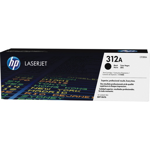 [CF380A] Cartus toner HP Color LJ Pro MFP M476NW, Color LJ Pro MFP M476DN, Color LJ Pro MFP M476DW, NR.312A, HP 312A, 2.4k, Black, Original