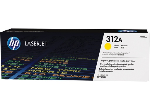 [CF382A] Cartus toner HP Color LJ Pro MFP M476NW, Color LJ Pro MFP M476DN, Color LJ Pro MFP M476DW, NR.312A, HP 312A, CF382A, 2.7k, Yellow, Original
