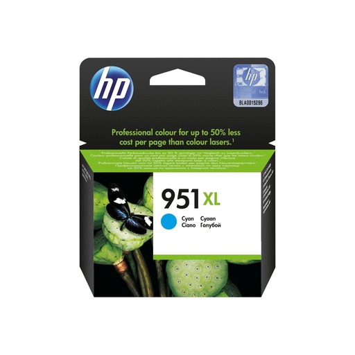 [CN046AE] Cartus cerneala HP OfficeJet Pro 251DW, Pro 276DW, Pro 8100 N811A, Pro 8600A E-AIO, Pro 8600A Plus E-AIO, Pro 8610 e-AIO, Pro 8620 e-AIO NR.951XL Cyan Original