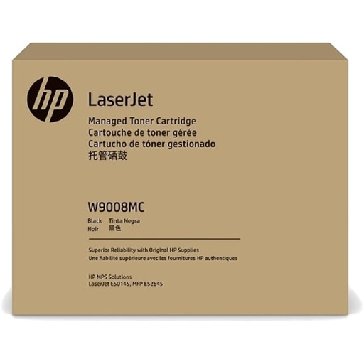 [W9008MC] Cartus toner HP LJ E50145, MFP E52645 23k Black Original