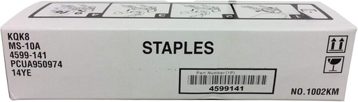 [4599141] Staple Cartridge Minolta Bizhub 758,Bizhub 958,Bizhub 958,Bizhub C 224,Bizhub C 224e,Bizhub C 364,Bizhub C 364e,Bizhub C 454,Bizhub C 454e,Bizhub C 554,Bizhub C 554e,Bizhub C 284,Bizhub C 284e,Bizhub C 458,Bizhub C 558,Bizhub C 658,Bizhub C 650,Bizhub C 550,Bizhub C 652 MS10A Original