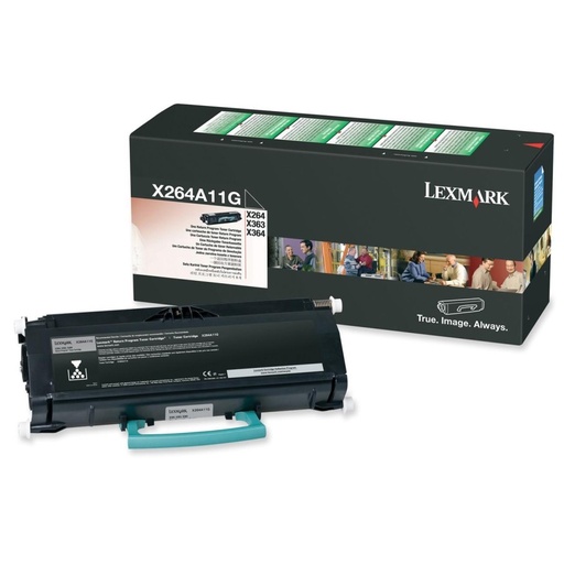 [0X264A11G] Cartus toner Lexmark Return X264 Black Original
