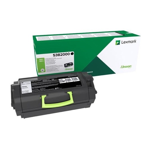 [53B2000] Cartus toner Lexmark Return MS817DN 11k Black Original