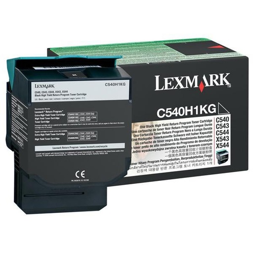 [C540H1KG] Cartus toner Lexmark Return C540 2.5k BK Black Original