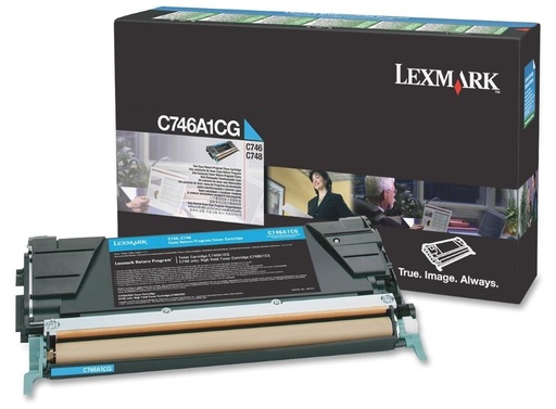 [C746A1CG] Cartus toner Lexmark Return C746DN C746A1CG 7k Cyan Original