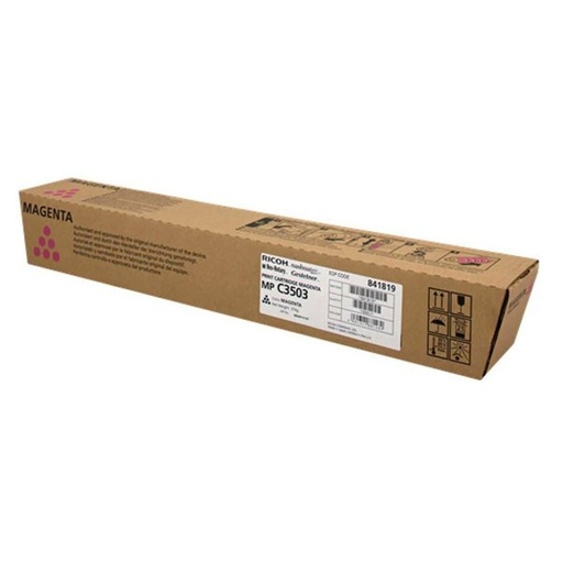 [841819] Cartus toner Ricoh MPC 3003 SP, MPC 3004, MPC 3004 SP, MPC 3503 SP, MPC 3503 SPF, MPC 3503 ZSP, MPC 3504 SP Type3503 841819 18k Magenta Original