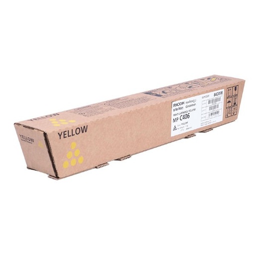[842098] Cartus toner Ricoh MPC 306 SP, MPC 306 SPF, MPC 306 ZSP, MPC 306 ZSPF, MPC 307 SP, MPC 307 SPF, MPC 307 SPFG, MPC 406 SPF, MPC 406 ZSP, MPC 406 ZSPF TYPE MPC 406 842098 TYPE MPC 406, 6k Yellow Original