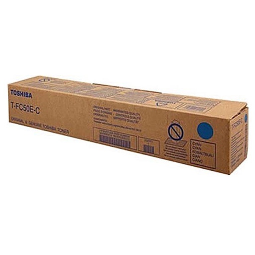 [T-FC50EC] Cartus toner Toshiba E-STUDIO 2555 CSE, E-STUDIO 3055 CSE, E-STUDIO 3555 CSE, E-STUDIO 4555 CSE, E-STUDIO 5055 CSE 6AJ00000227, T-FC50EC, T-FC50PC 33,6k Cyan Original