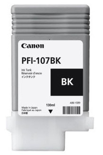 [6705B001] Pigment Ink Tank Canon iPF 770, iPF 780, iPF 785, iPF 670, iPF 680, iPF 685 PFI-107, 6705B001AA Inks 130 ml Black Original