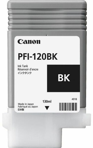 [2885C001AA] Cartus cerneala Canon PFI-120 imagePROGRAF TM-200, imagePROGRAF TM-205, imagePROGRAF TM-300, imagePROGRAF TM-305, PFI-120, 2885C001AA Inks 160 ml Black Original