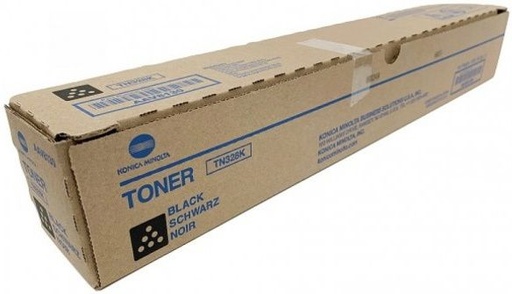 [AAV8150] Cartus toner Minolta Bizhub C 250i, Bizhub C 360i, Bizhub C 300i, C 251i, C 301i, C 361i , TN328K,  AAV8150 1 spiral bottle Black Original