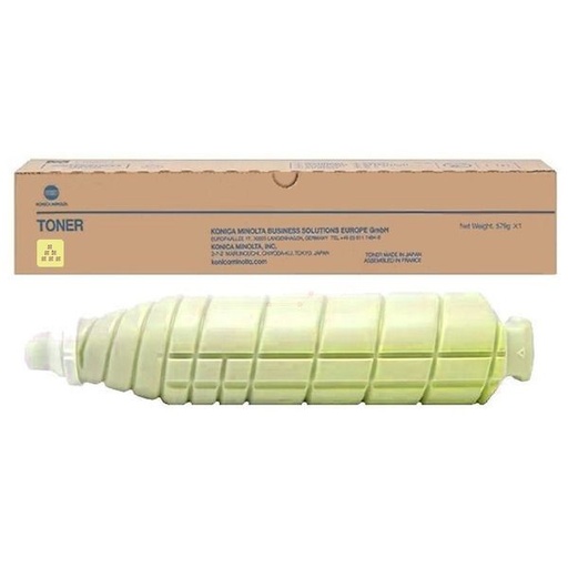 [A5E7251] Cartus toner Minolta Bizhub Pro C 6085, Bizhub Press C 6100 TN622 TN622Y, A5E7251 1 bottle cartridge, Polymer toner, yield ca. 104k (5%) Yellow Original
