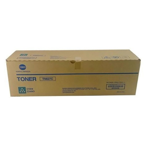 [ACVV450] Cartus toner Minolta Accurio Press C 12000, Accurio Press C 14000 TN627 TN627C, ACVV450 1 bottle cartridge, Polymer toner, yield ca. 208,4k (5%) Cyan Original