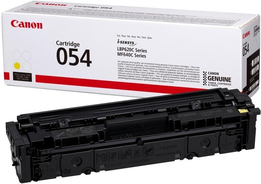 [CRG-054YP] Cartus toner Canon MF645CX, MF643Cdw, MF641Cw, LBP623Cdw, LBP621Cw CRG-054Y 1.2k YE Yellow Promo Original