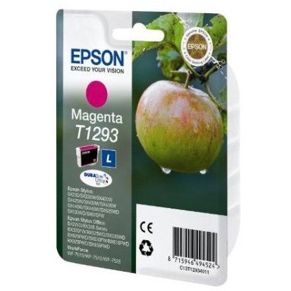 [C13T12934011] Cartus cerneala Epson STYLUS BX 305F, BX 305FW, BX 320FW, BX 525W MG Magenta Original